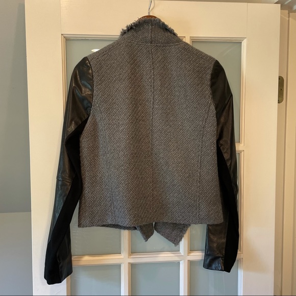 Vince tweed and leather jacket - Picture 3 of 7